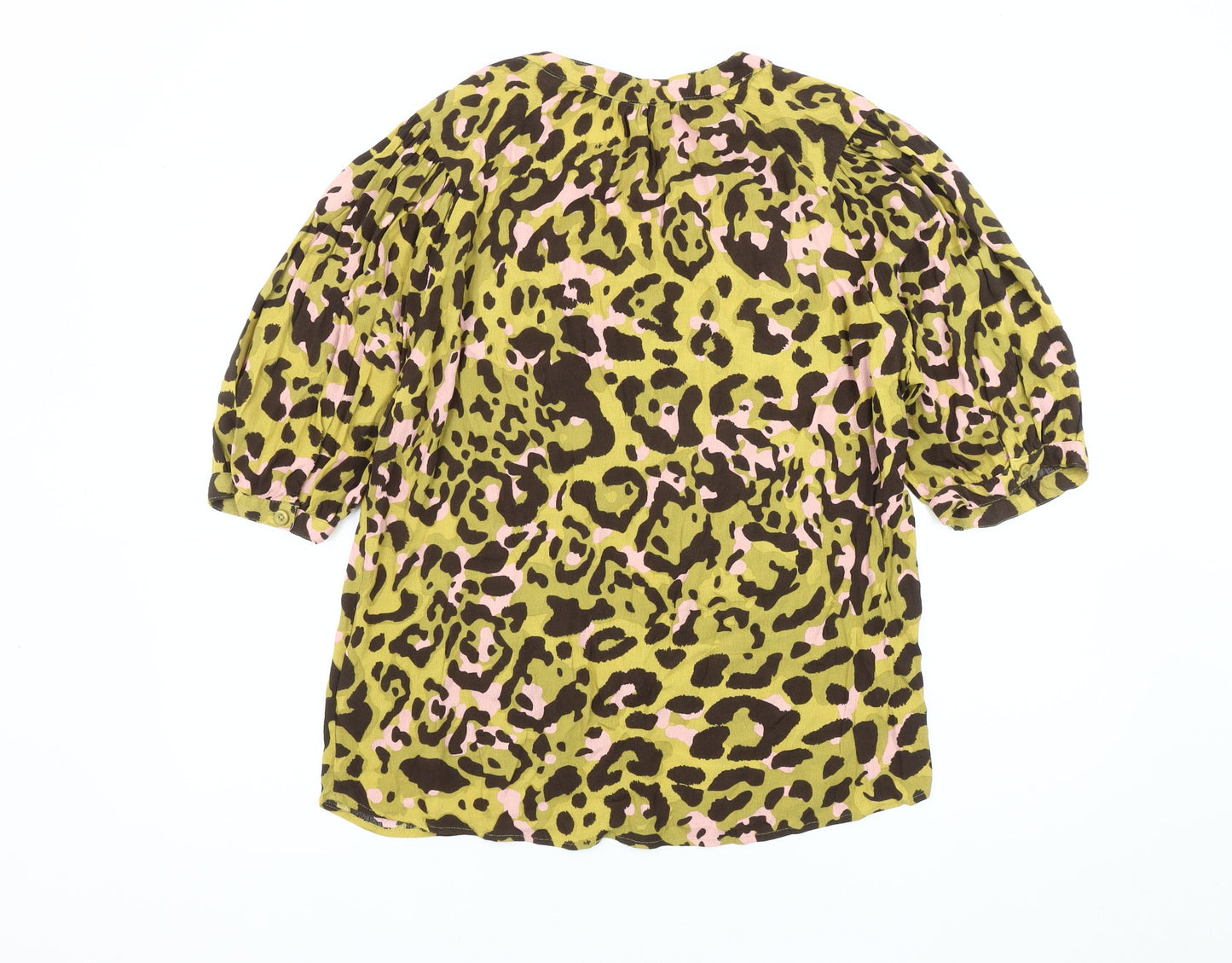 Womens UK Size 14 NEXT Multicoloured Basic Blouse