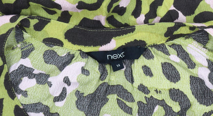 Womens UK Size 14 NEXT Multicoloured Basic Blouse