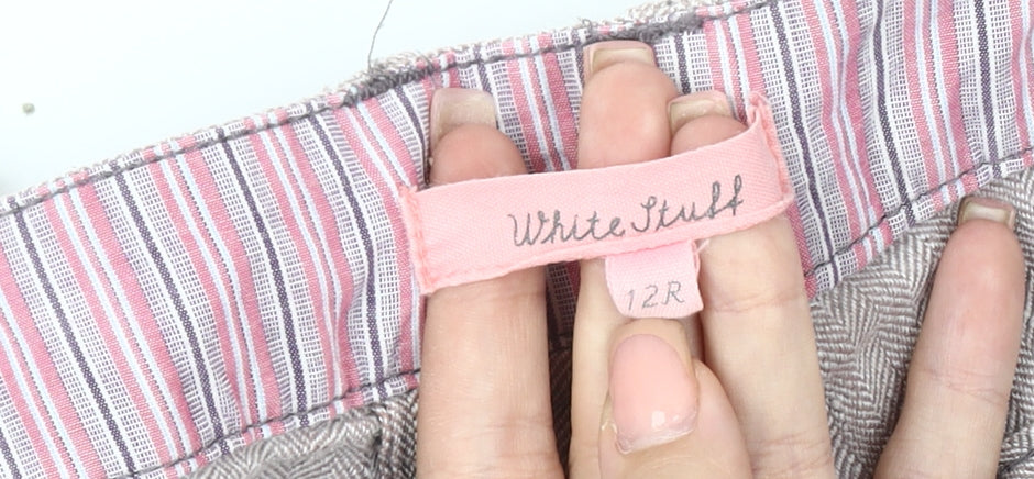 White Stuff Women's Beige Cargo Trousers Size 12