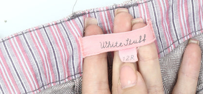 White Stuff Women's Beige Cargo Trousers Size 12