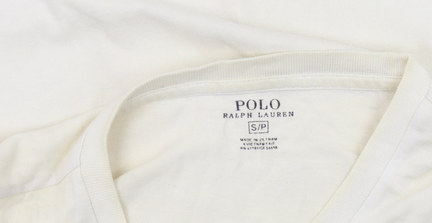Polo Ralph Lauren Men's Beige Cotton T-Shirt S