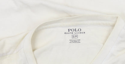 Polo Ralph Lauren Men's Beige Cotton T-Shirt S