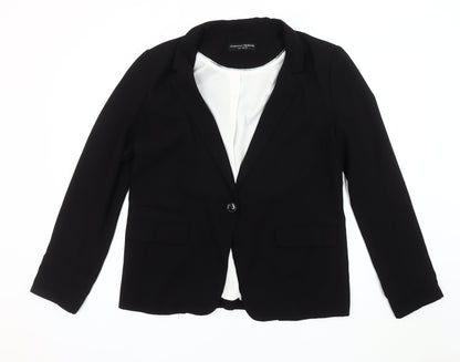 Dorothy Perkins Women Black Blazer Size 14 UK