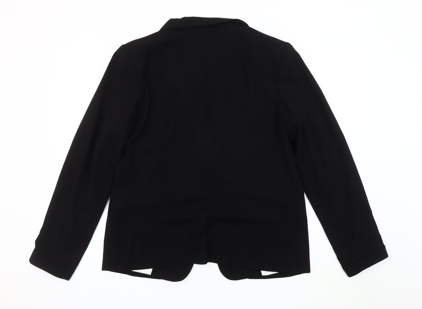 Dorothy Perkins Women Black Blazer Size 14 UK