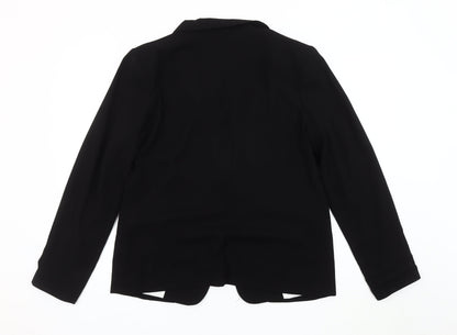 Dorothy Perkins Women Black Blazer Size 14 UK