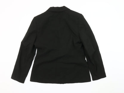 Next Women's Black Blazer Size 14 Classic Style