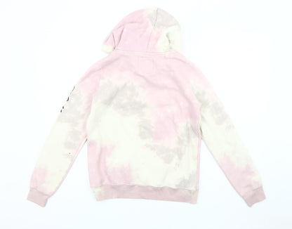 Hollister Women's Multicoloured Tie-Dye Hoodie, Size S