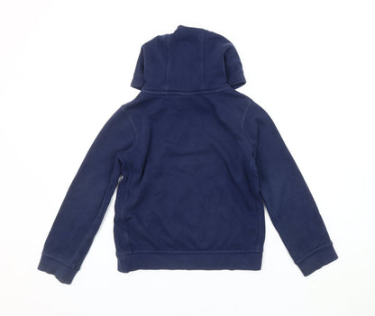 Nike Boys Blue Pullover Hoodie Small, Logo, Comfortable