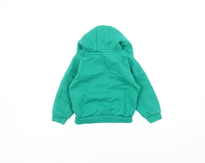 The Simpsons Boys Green Pullover Hoodie 2-3 Years