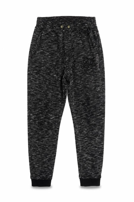 Mens UK Size S SikSilk Regular Fit Jogger Black Trousers