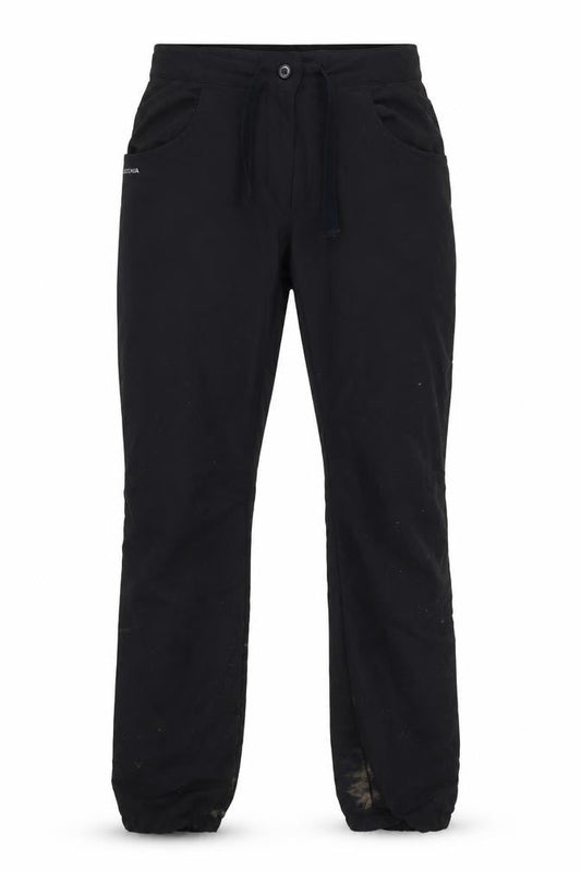 Mens UK Size M Decathlon Regular Fit Casual Black Trousers
