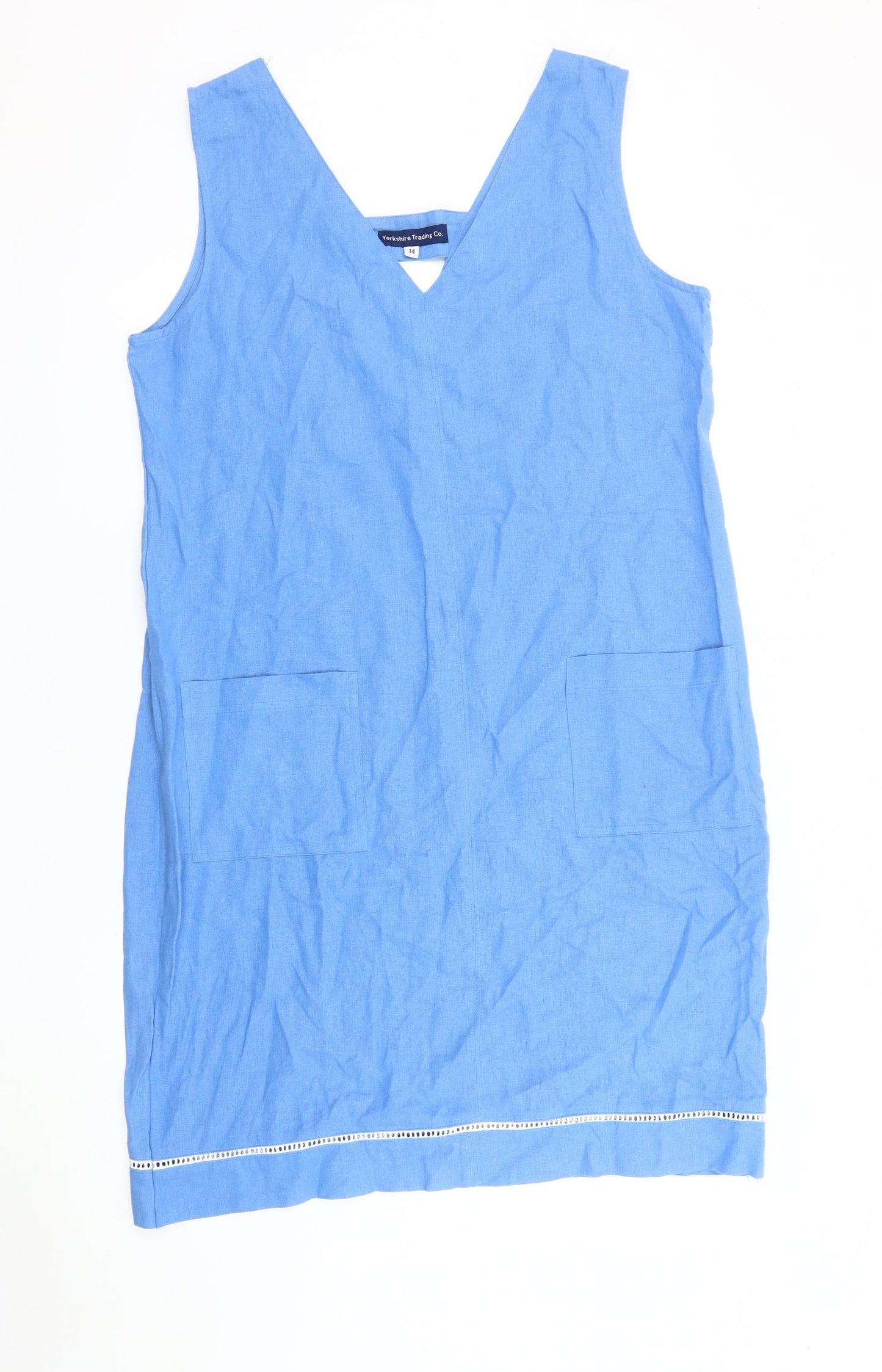 Yorkshire Trading Co. Women's Blue Sleeveless Dress
