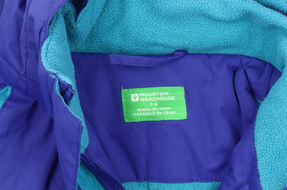 Mountain Warehouse Girls Blue Puffer Jacket 7-8 Years
