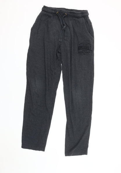 Lonsdale Men's Grey Jogger Trousers M - Gym, Activewear