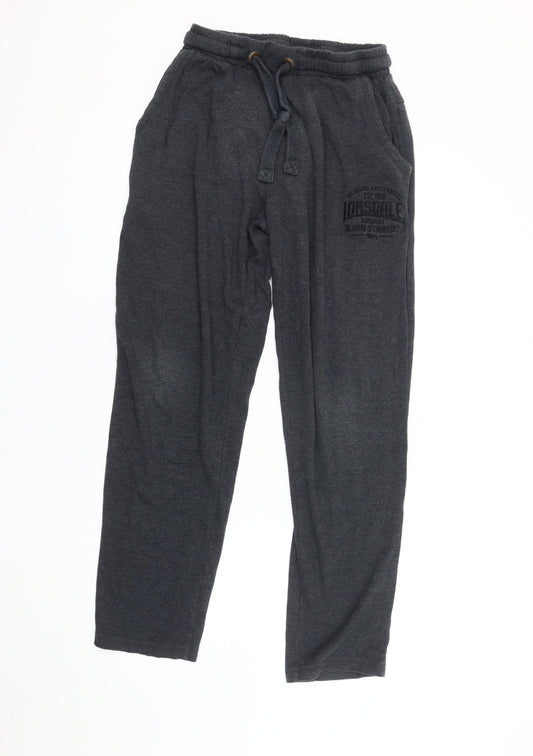 Lonsdale Men's Grey Jogger Trousers M - Gym, Activewear