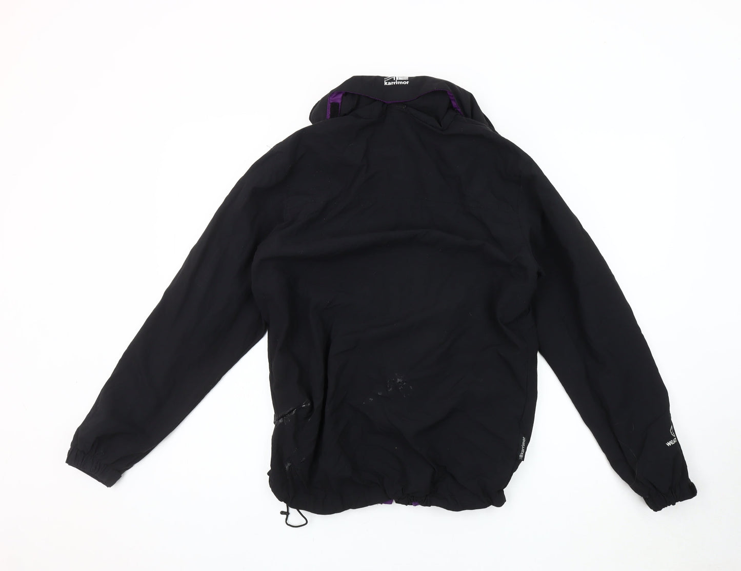 Womens UK Size 10 Karrimor Black Anorak Coat