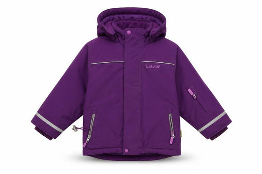 CeLaVi Girls Purple Rain Coat 9-10 Years Hooded Winter Coat