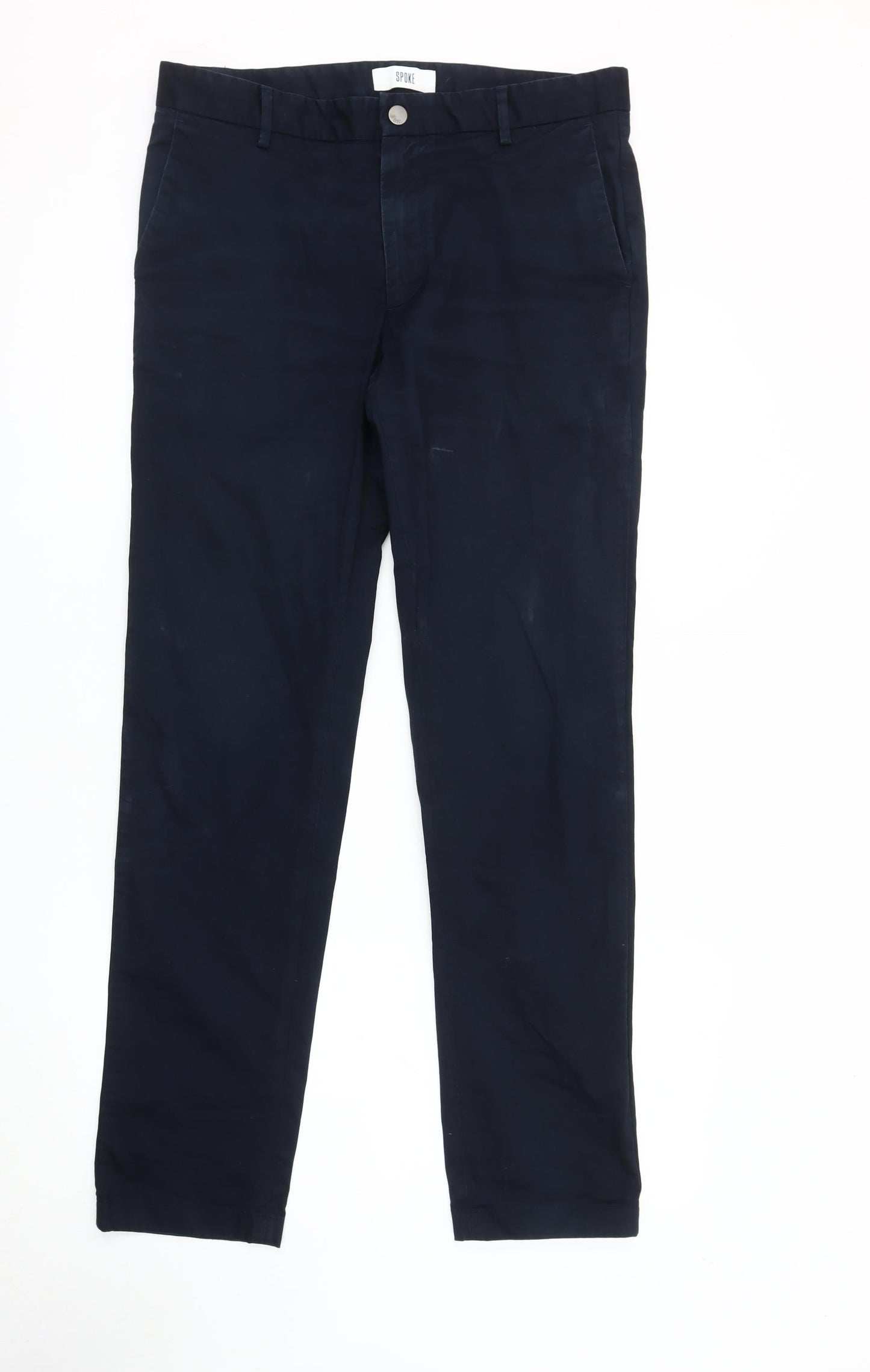SHARPS Men's Blue Chino Trousers Size 33