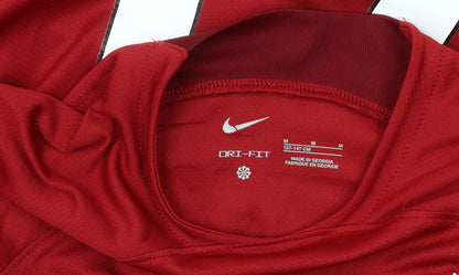 Nike Boys Red Liverpool Jersey Short Sleeve Football Top 10-11