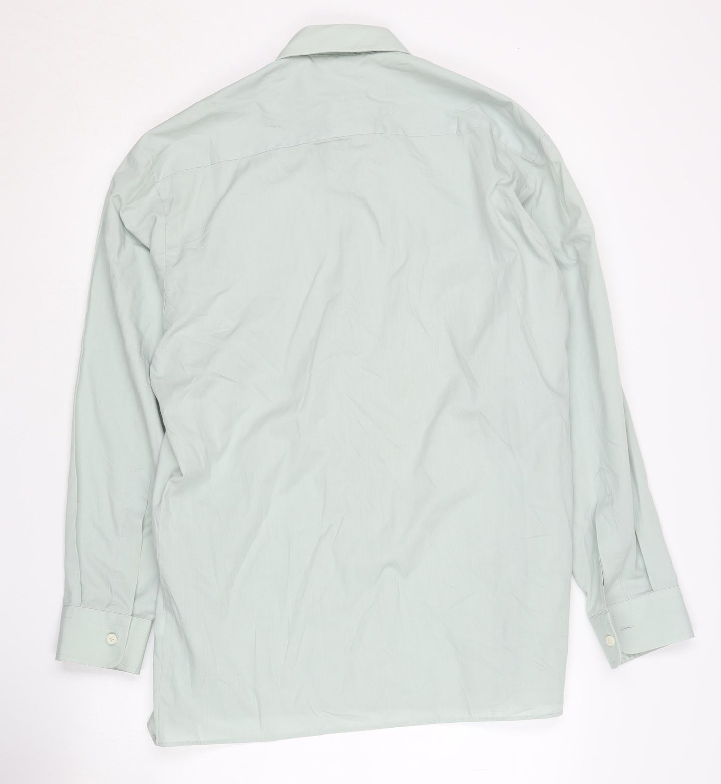 Peter England Men's Ivory Long Sleeve Shirt 15.5