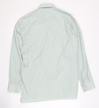 Peter England Men's Ivory Long Sleeve Shirt 15.5