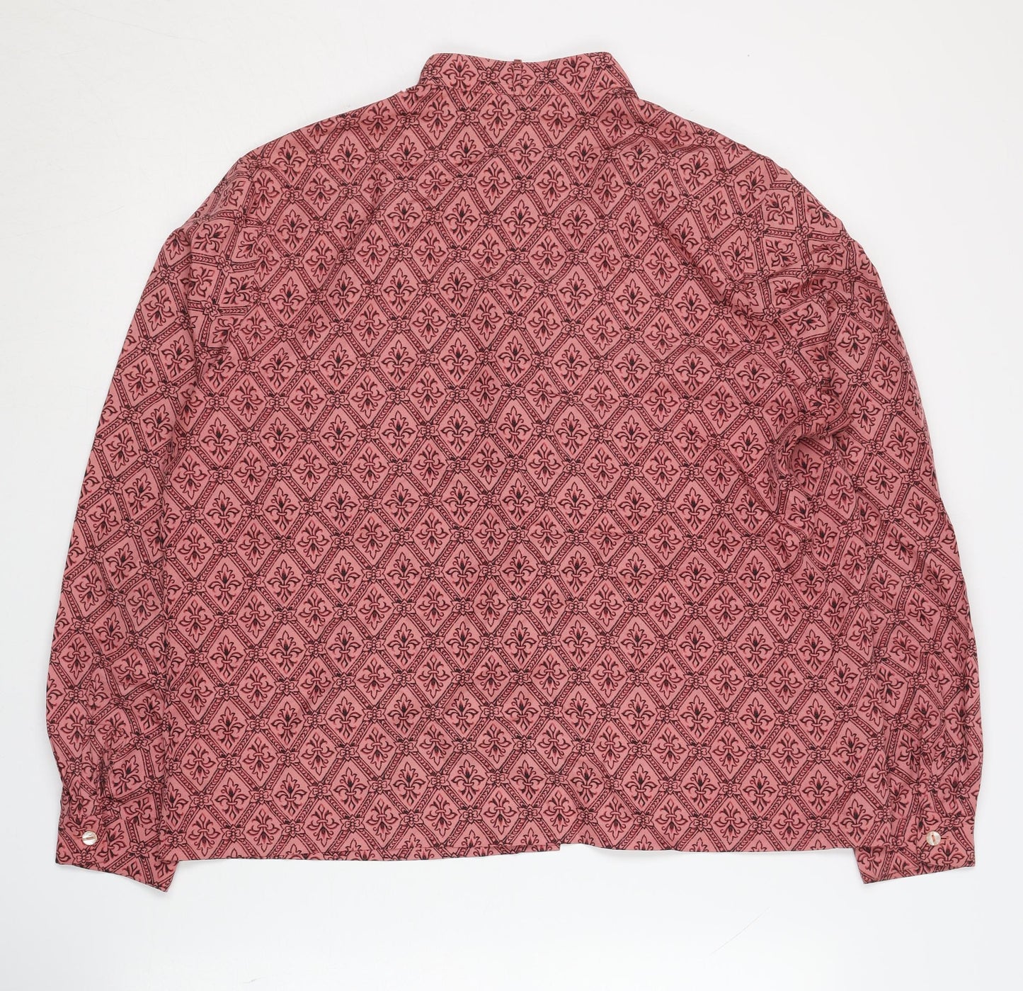 Womens UK Size 16 Eastex Pink Blouse