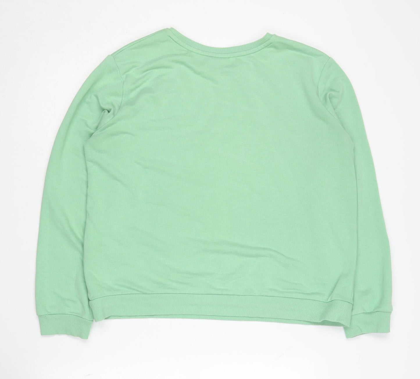 Saint Tropez Women's Green Sweatshirt, Medium, Casual