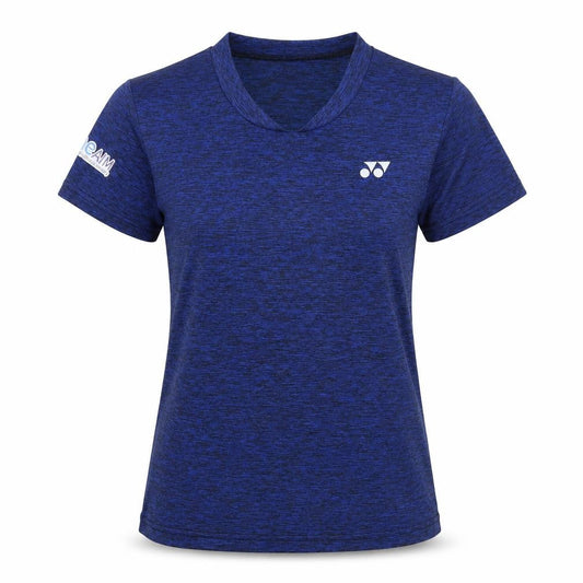Yonex Women's Blue Sports T-Shirt, Size 2, Lightweight