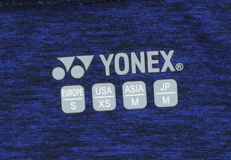 Yonex Women's Blue Sports T-Shirt, Size 2, Lightweight