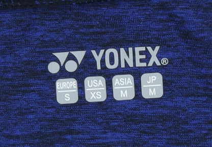 Yonex Women's Blue Sports T-Shirt, Size 2, Lightweight