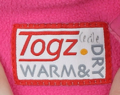 Togz Unisex Baby Pink Blue Snowsuit, 9-12 Months, Hooded