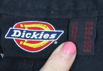 Dickies Men's Black Cargo Trousers Size 30