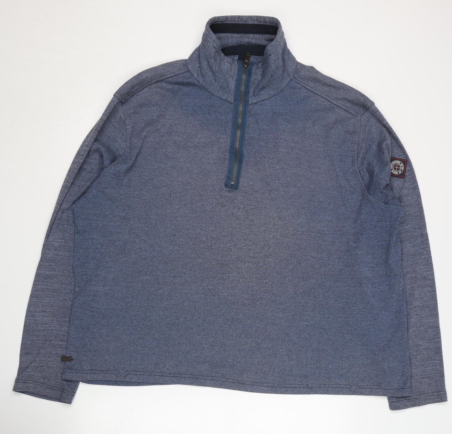 Mens UK Size 2XL Regatta Blue 1/4 Zip Sweatshirt