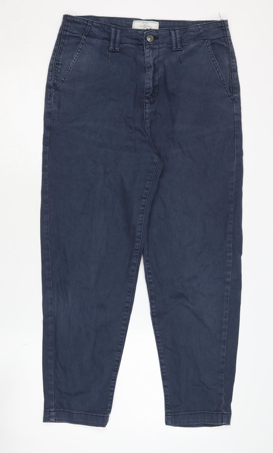 Fat Face Women's Blue Chino Trousers Size 10 Regular