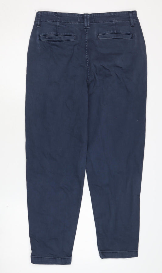 Fat Face Women's Blue Chino Trousers Size 10 Regular