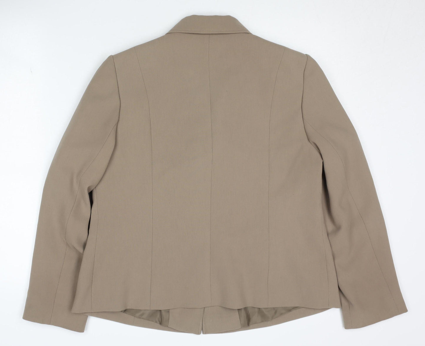 Eastex Women's Beige Blazer Size 16 Classic Fit