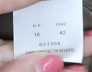 Eastex Women's Beige Blazer Size 16 Classic Fit