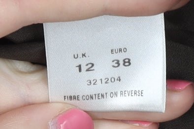 Eastex Women's Grey Suit Jacket Size 12 Classic Wool Blend