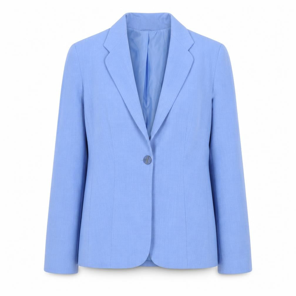 Womens UK Size 10 Jacques Vert Regular Blue Blazer