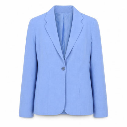 Womens UK Size 10 Jacques Vert Regular Blue Blazer