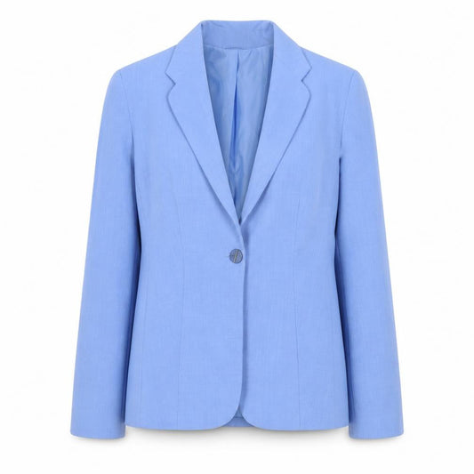Womens UK Size 10 Jacques Vert Regular Blue Blazer