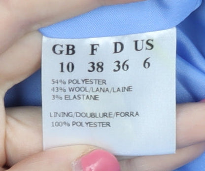 Jacques Vert Women's Blue Blazer Size 10