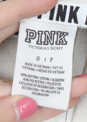 Victoria's Secret PINK Women's Grey Pullover Sweatshirt - S