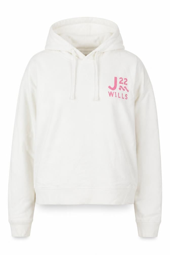 Womens UK Size 10 Jack Wills White Pullover Hoodie