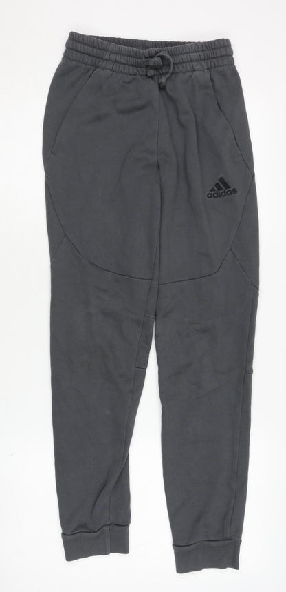 Adidas Unisex Black Jogger Trousers XS