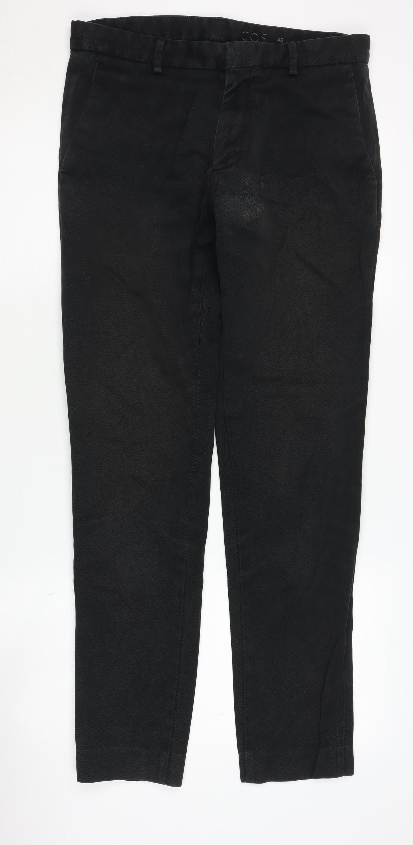 Mens UK Size 48 COS   Black Trousers
