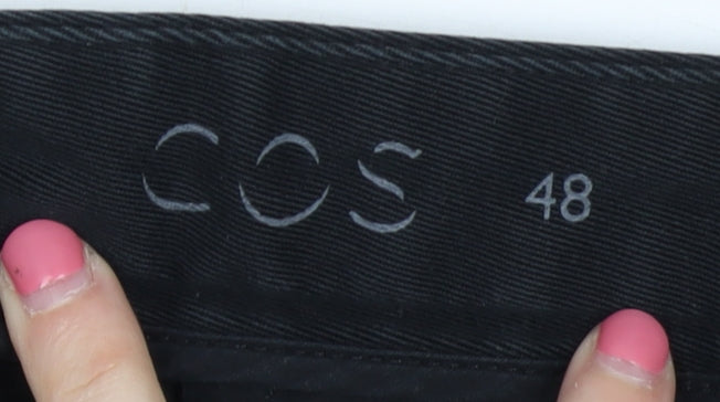Mens UK Size 48 COS   Black Trousers