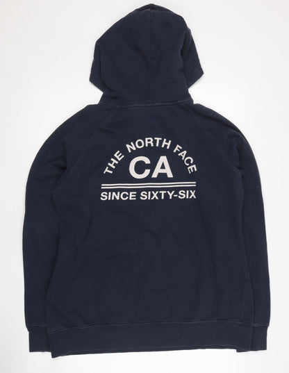 The North Face Women's Blue Hoodie, L, Pullover, Logo