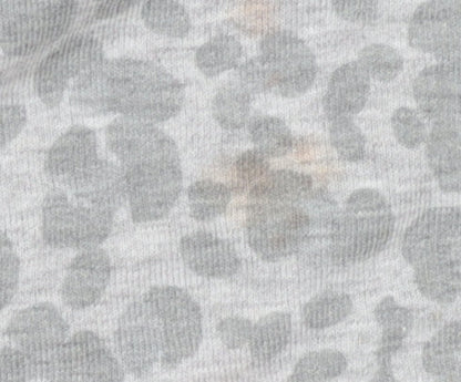 Crew Clothing Women's Grey Animal Print Hoodie, Size S