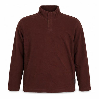 Mens UK Size XXL Mountain Warehouse Brown Henley Sweatshirt